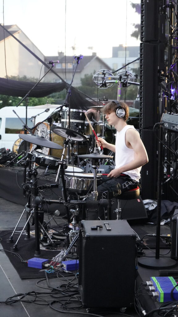 Julian Niedbała z boku